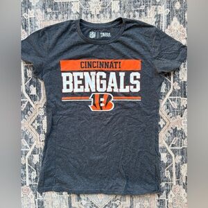 Team Apparel Cincinnati Bengals Charcoal Tee
